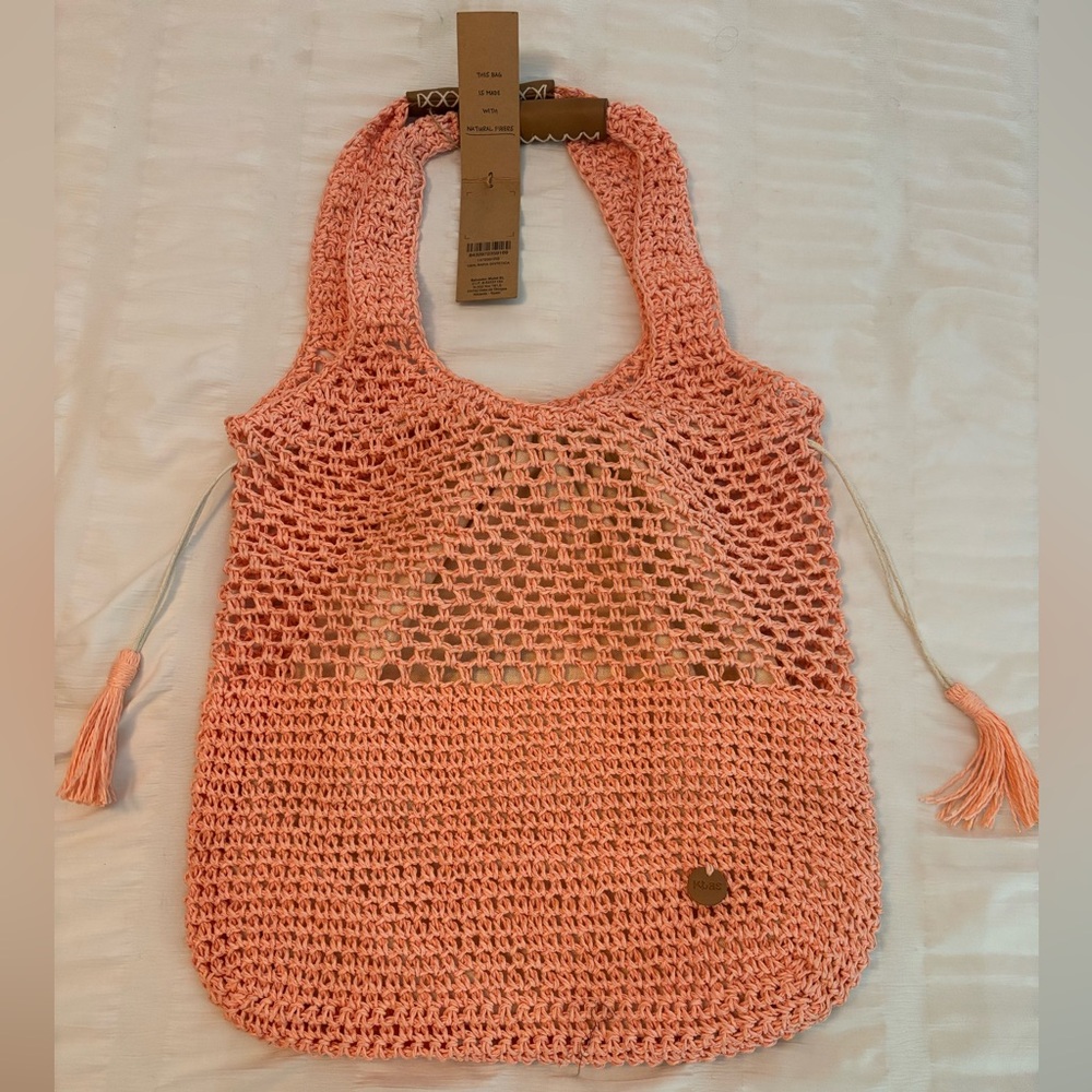 Kbas handmade boho bag with Natural Fibers 100% Rafia Sintetica- NWT - Picture 2 of 11